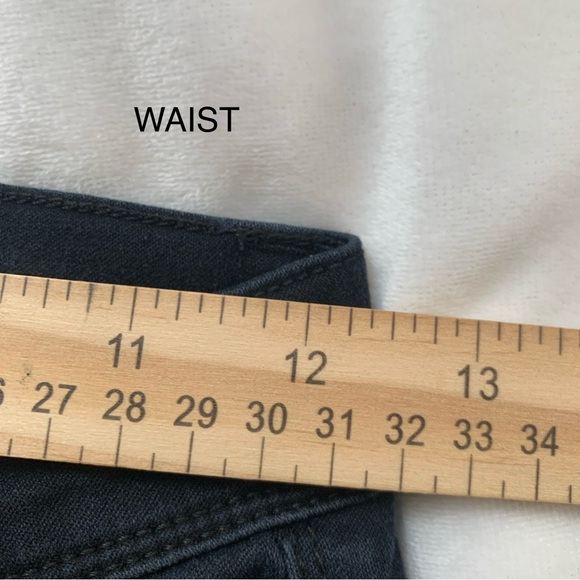 Elle Paris Slim Straight Black Jeans SZ (2) - Picture 8 of 9